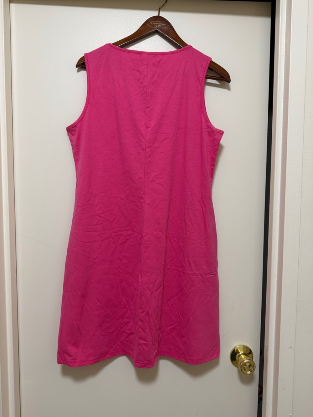 Ladies' Sleeveless Hot Pink Shift Dress by Ofeefan - Picture 5 of 5